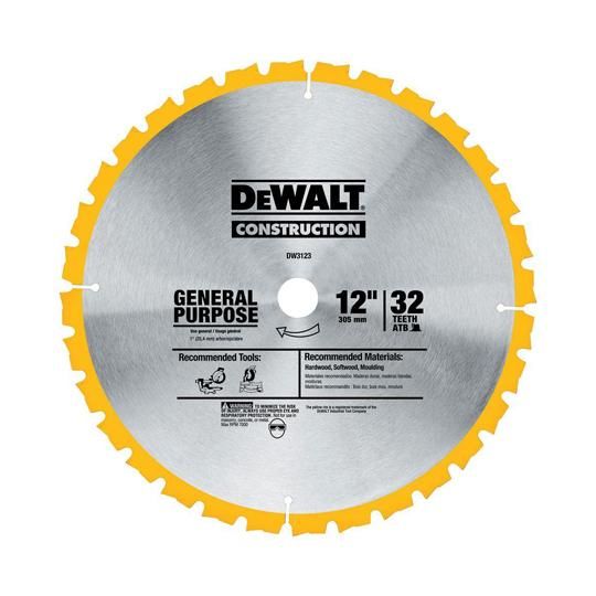 12" 32T Thin Kerf General Purpose Saw Blade