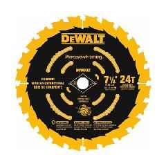 7-1/4" 24T Carbide Thin Kerf Precision Framing Saw Blade