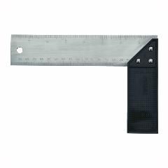 8" English Try/Mitre Square with Aluminum Body & Plastic Handle