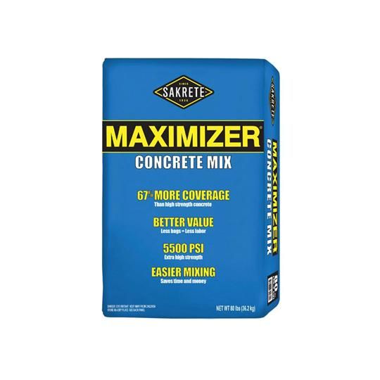 Maximizer Concrete Mix - 80 Lb. Bag