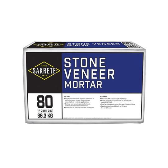 Stone Veneer Mortar - 80 Lb. Bag