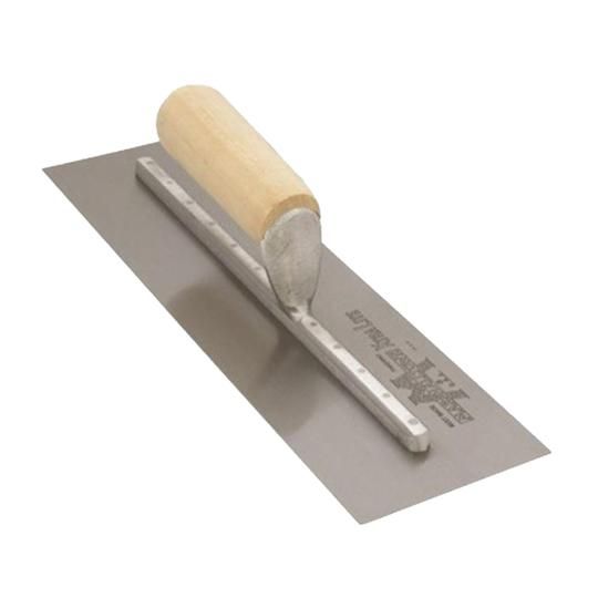 14" x 4" Finishing Trowel with Straight Handle