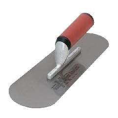 14" x 4" Pool Trowel with Curved Wood Handle