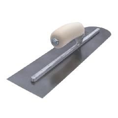 20" x 4" Round Front End Finishing Trowel with Wood Handle