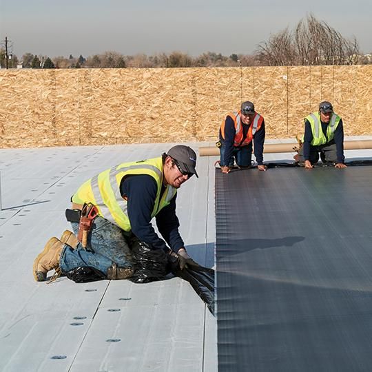 FleeceBACK&reg; RL&trade; EPDM RapidLock Membranes with 3" Factory-Applied Tape