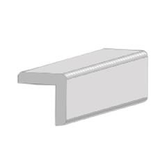 1-1/8" x 1-1/8" x 16' PVC Outside Corner