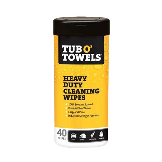 Tub O' Towels&reg; Multi-Purpose Scrubbing Wipes Plus Display - Kit of 48 Canisters