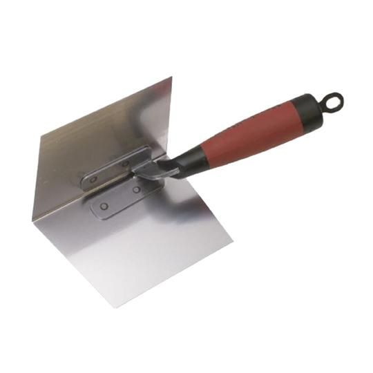 5" x 3-3/4" Thin Coat Inside Corner Trowel with DuraSoft&reg; Handle