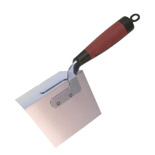 5" x 3-3/4" Thin Coat Outside Corner Trowel with DuraSoft&reg; Handle