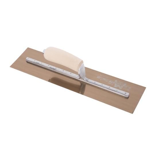 14" x 5" Golden Stainless Steel Finishing Trowel