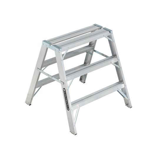 3' Aluminum Sawhorse Ladder - 300 Lb. Load Capacity