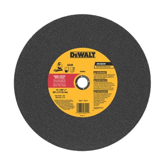 7/64" x 1" x 14" Type 1 Metal Cutting Chop Saw Blade