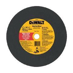 7/64" x 1" x 12" Type 1 Metal Cutting Chop Saw Wheel