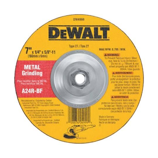 7" General Purpose Metal Grinding Wheel