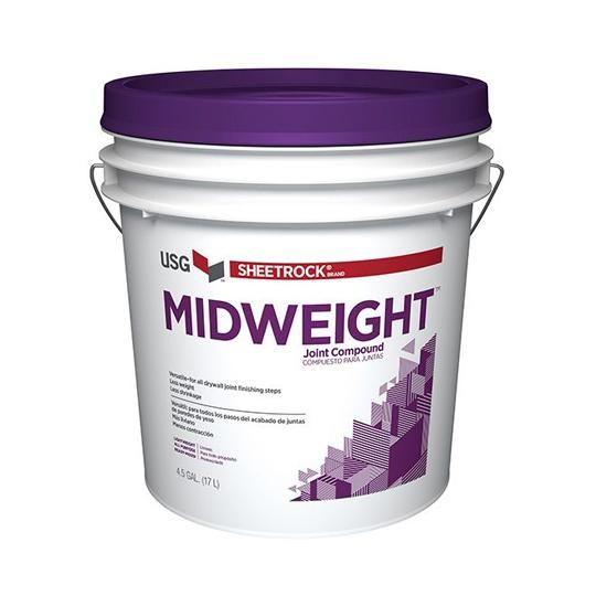 Sheetrock&reg; Midweight&trade; Joint Compound - 4.5 Gallon Pail