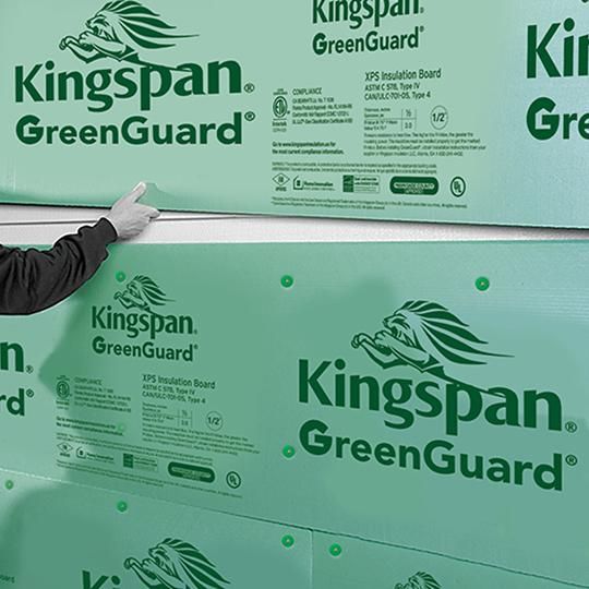 2" x 4' x 8' GreenGuard&reg; Square Edge XPS Insulation Board