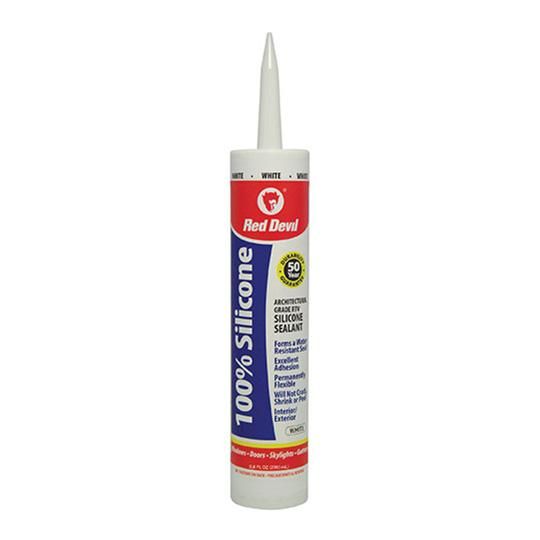 100% Silicone Sealant - 10.1 Oz. Tube