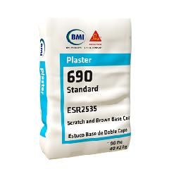 BMI 690 Standard Pre-Blended Plaster with Fibers - 90 Lb. Bag