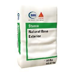 BMI Natural Base Exterior Stucco 20/30 Texture - 90 Lb. Bag