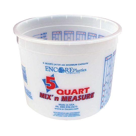 Encore Plastics 5 Quart MIX' n MEASURE Pail