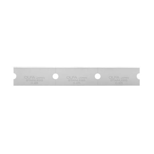 120mm Stainless Steel Glass Scraper Blades - Pack of 30