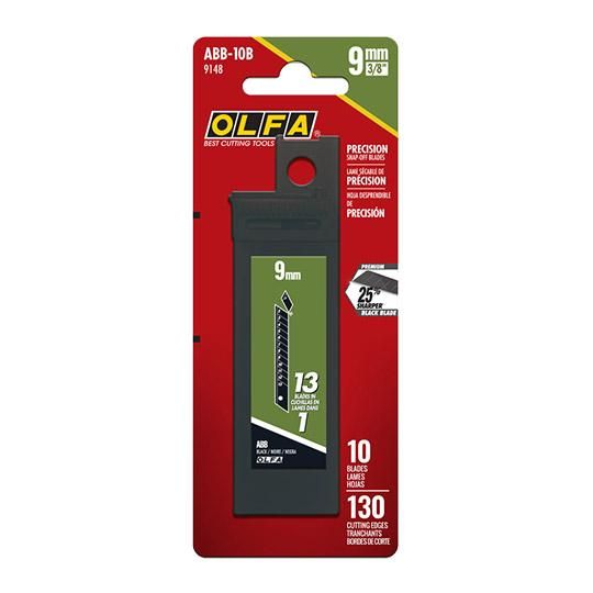 9mm Ultra-Sharp Snap-Off Blades - Pack of 10