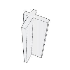 10' Celect&reg; Inside Corner Post