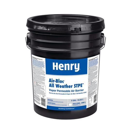 Air-Bloc&reg; All Weather STPE&trade; Fluid Applied Vapor Permeable Air Barrier - 5 Gallon Pail