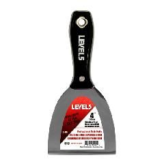 4" Level 5 Stainless Steel Putty Knife with Hammer End and Plastic Handle