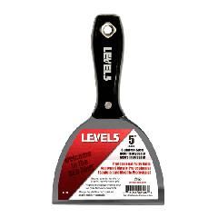 5" Level 5 Stainless Steel Putty Knife with Hammer End and Plastic Handle