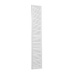 16" x 60" Louvered Shutters with Center Rail - Pair