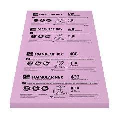 2" x 4' x 8' FOAMULAR&reg; NGX&trade; 400 Scored Square Edge (SSE) Extruded Polystyrene (XPS) Rigid Foam Insulation