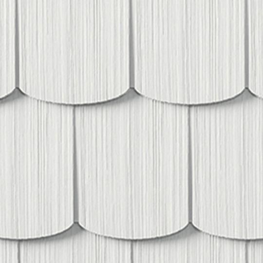 Cedar Impressions&reg; Single 6-1/3" Polymer Scallop Edge Shingle Siding