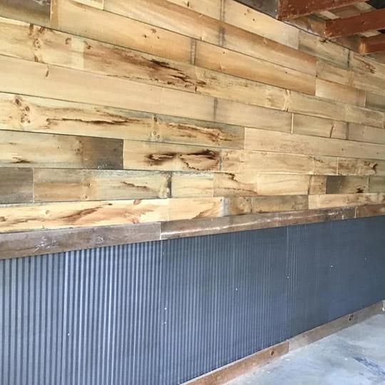 Colorado Corrugated Metal Wainscoting