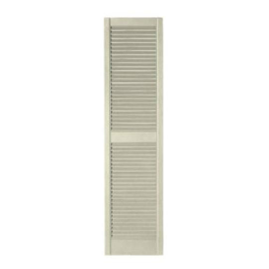 15" x 95" Standard Open Louvered Shutters - Regular Style