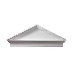 75" x 26-1/4" Combination Peaked Cap Pediment