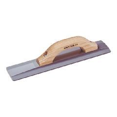 16" x 3-1/4" Square End Magnesium Broken-In Hand Float with High Lift Wood Handle