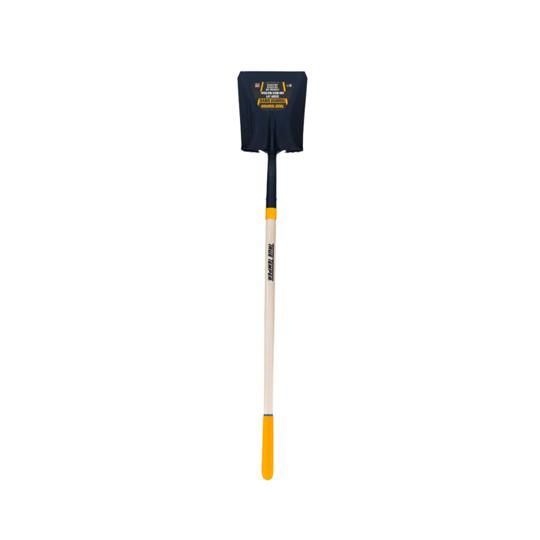 57" Square Point Forged Steel Transfer Shovel, Hardwood Handle, Comfort Step, Cushion End Grip