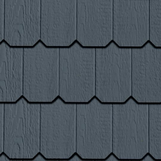 3/8" x 12" x 4' Diamond Kote&reg; Octagon Shake Siding Panel