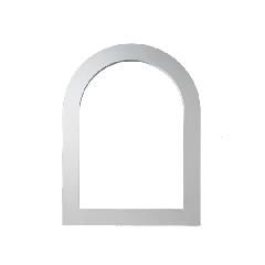 18-1/4" x 30-1/4" 4F Flat Trim for Decorative Cathedral Louver