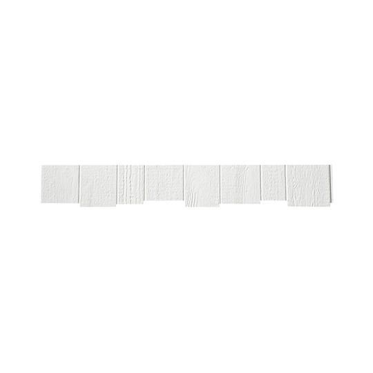 3/8" x 7" x 4' Diamond Kote&reg; Woodgrain RigidShake&trade; Staggered Edge Shake Siding