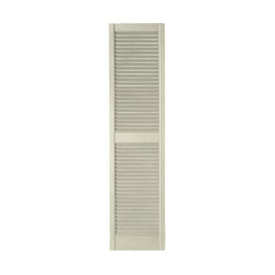 15" x 59" Standard Open Louvered Shutters - Regular Style