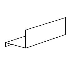 Berger Building Products .010" x 3/4" x 10' Painted Aluminum Economy...