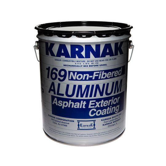 Karnak #169 Non-Fibered Aluminum Roof Coating - 5 Gallon Pail