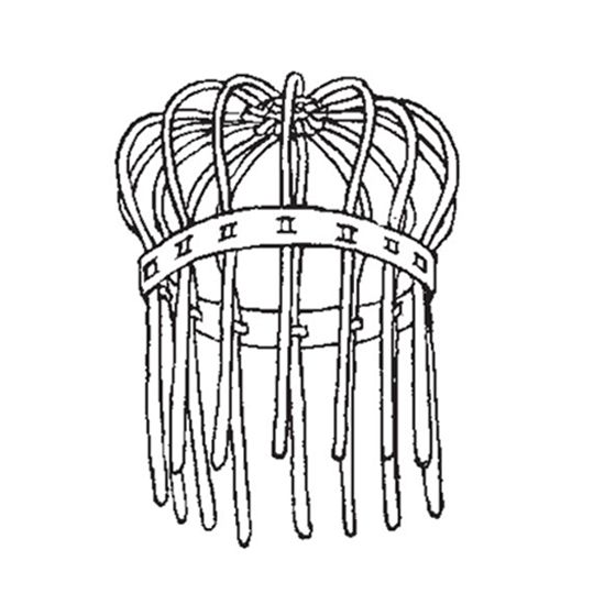 Berger Building Products 4" Round Galvanized Steel Wire Strainer