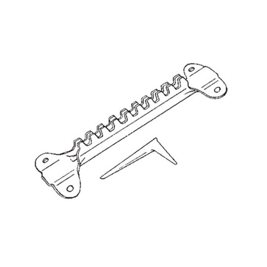 Berger Building Products Mill Finish Aluminum Rack & Key