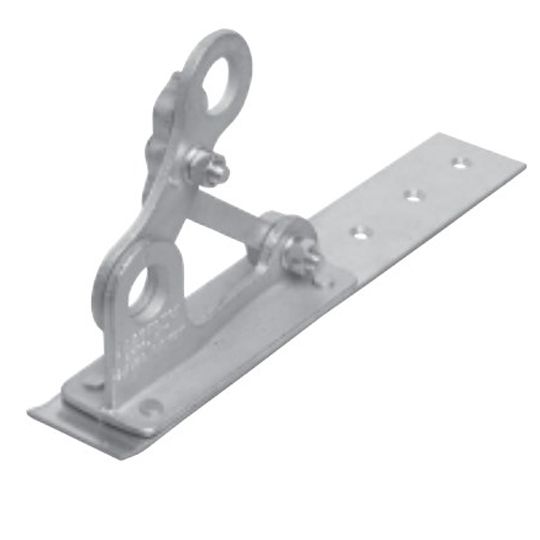 Berger Building Products #124 x 2" x 12" Mullane Fitrite Mini-Protector Galvanized Fence Bracket for 2 Pipes