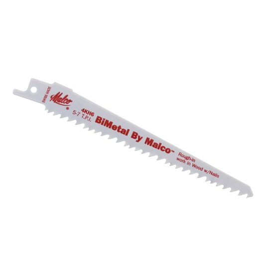 Malco 6" Sawzall Wood Blade