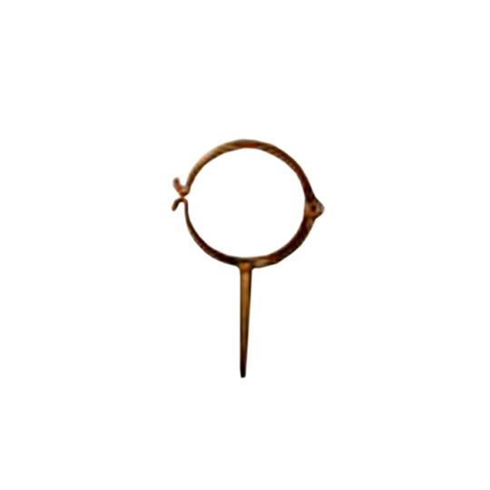 Lamb & Ritchie 4" Plain Round Copper Hinged Hook