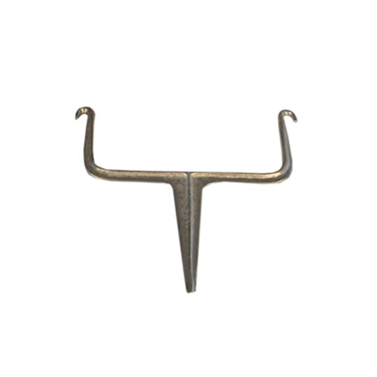 Lamb & Ritchie 3" Square Zinc Wood Hook